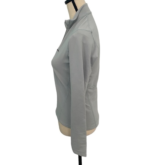 Patagonia Women’s 1/2 Zip Tech Pullover Top Cycling Pocket Sz Small Blue Gray - Picture 5 of 12
